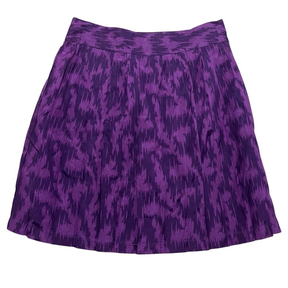 Kimchi Blue Purple Pleated A-Line Mini Skirt Urban Outfitters Romantic femme